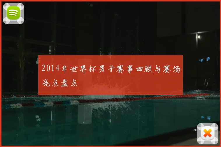 2014年世界杯男子赛事回顾与赛场亮点盘点