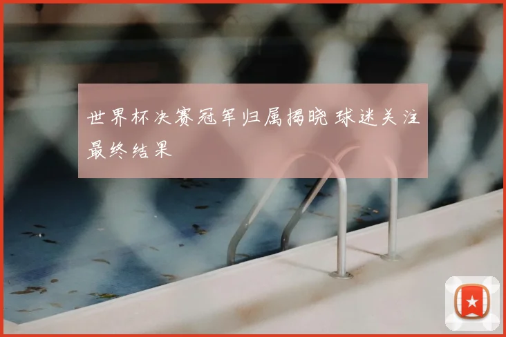 世界杯决赛冠军归属揭晓 球迷关注最终结果